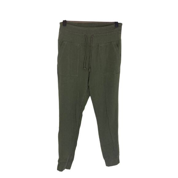 Wild Fable Army Green Slouchy Comfy Knit Cotton Joggers - Picture 1 of 4